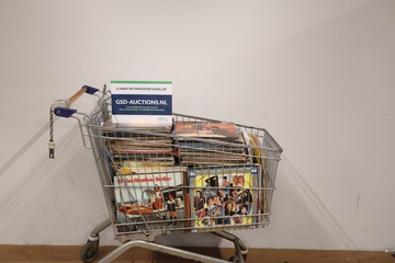 Afbeelding van Winkelwagen vol met vinylplaten