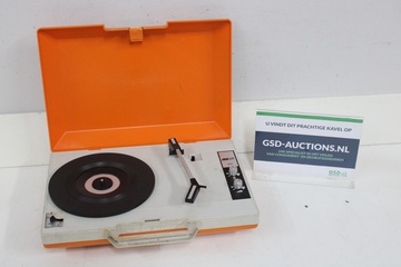 Afbeelding van Vintage Draagbare platenspeler - AS 2002