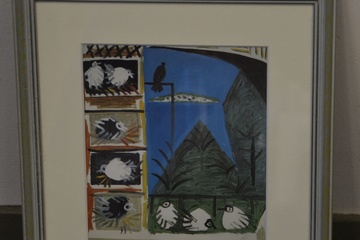 Afbeelding van Repro van "Duiven" van Pablo Picasso