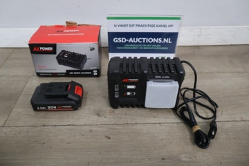 Afbeelding van AX Power 20V Li-Ion Snellader met accu
