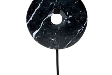 Image of Marmeren Schijf op Standaard 40x25x9 cm'
