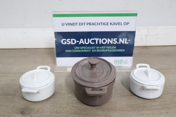Afbeelding van Set van 3 Miniatuur Braadpannetjes'