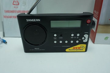 Afbeelding van Sangean Pack PR-D7 Draagbare Radio Zwart