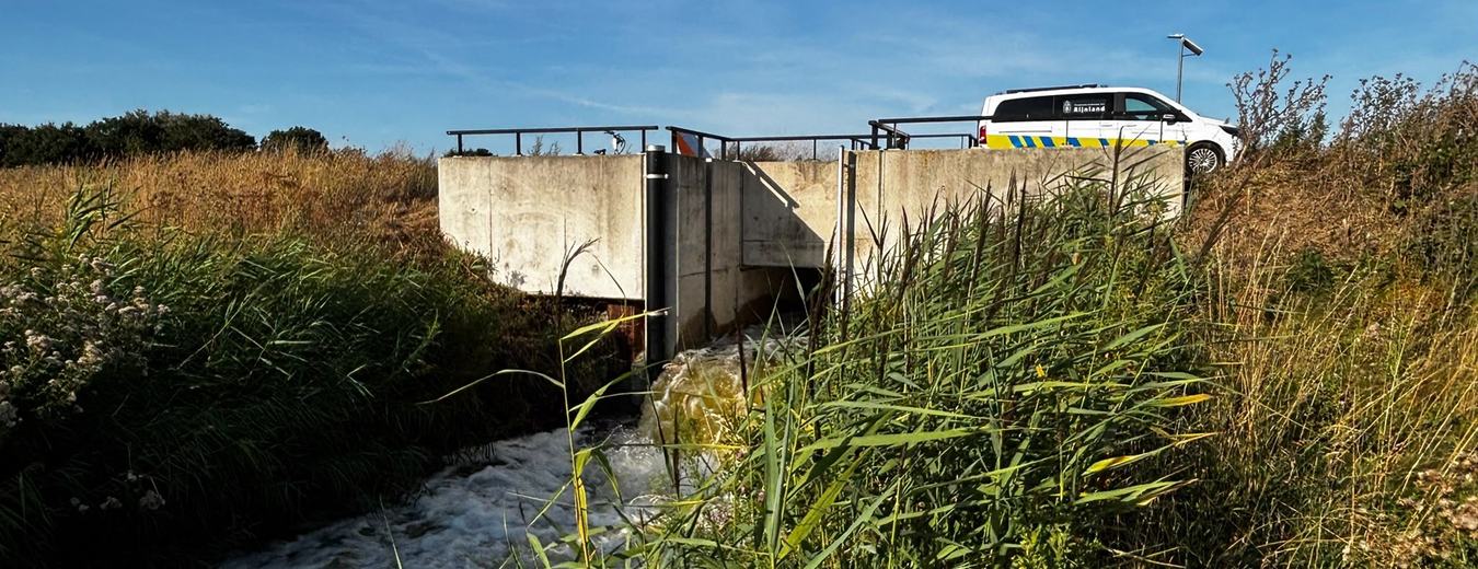 Herstel waterpeil polder met water uit Nieuwe Driemanspolder