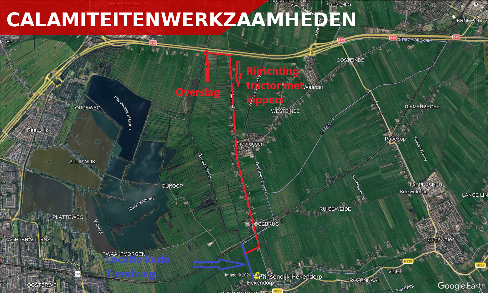 Prinsendijk calamiteitenbanner