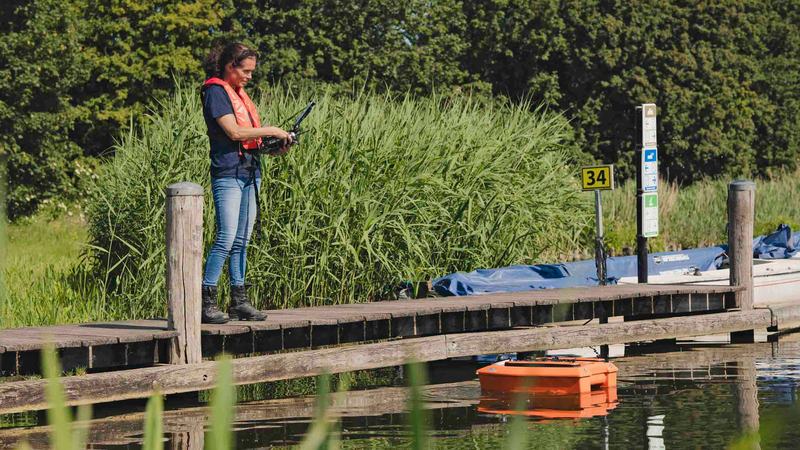 Bediening droneboot