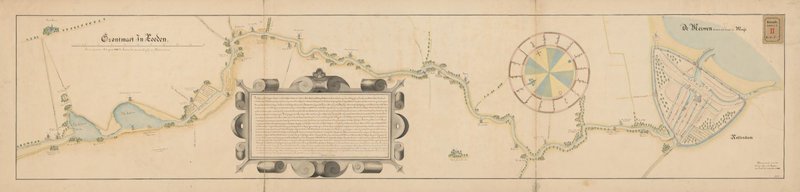 De Rotte vanaf de oorsprong bij Moerkapelle tot aan de Maas in 1566