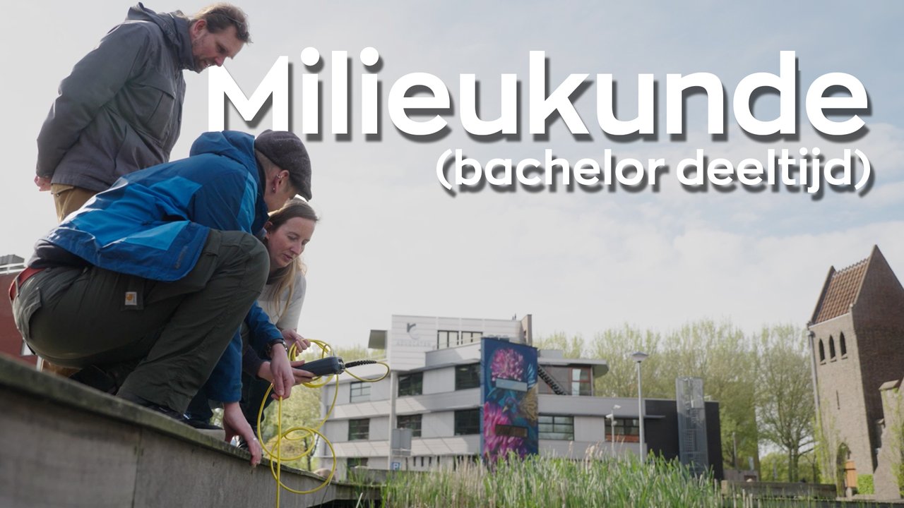 Studenten Milieukunde  bachelor deeltijd in een video over hun studie