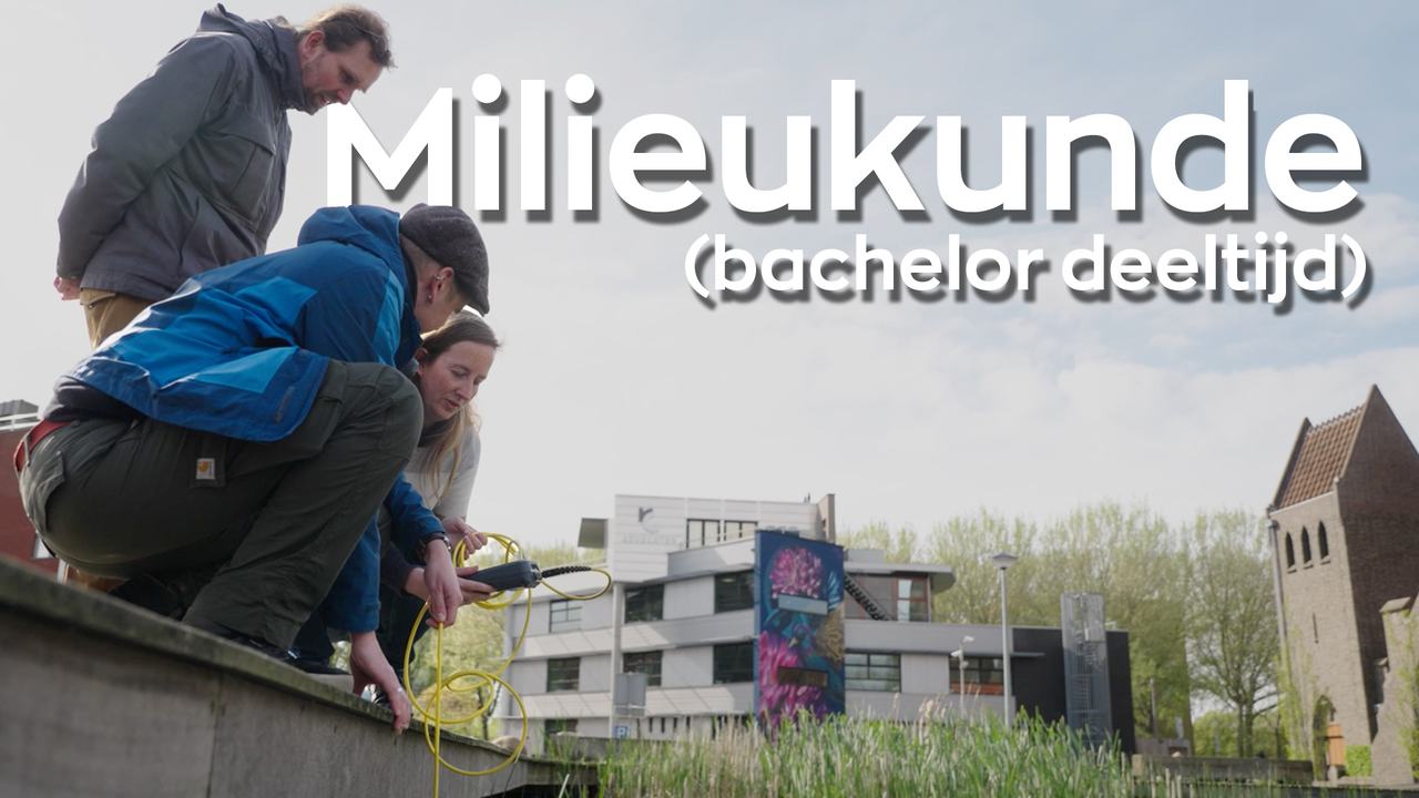 Studenten Milieukunde  bachelor deeltijd in een video over hun studie