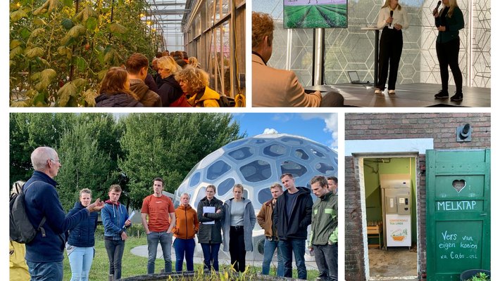 Fotocollage excursies studenten minor 'Feeding our Planet'