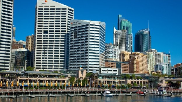 Aanzichtsfoto van Sydney stad