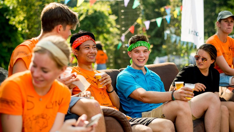Studenten tijdens introductieweek Velp