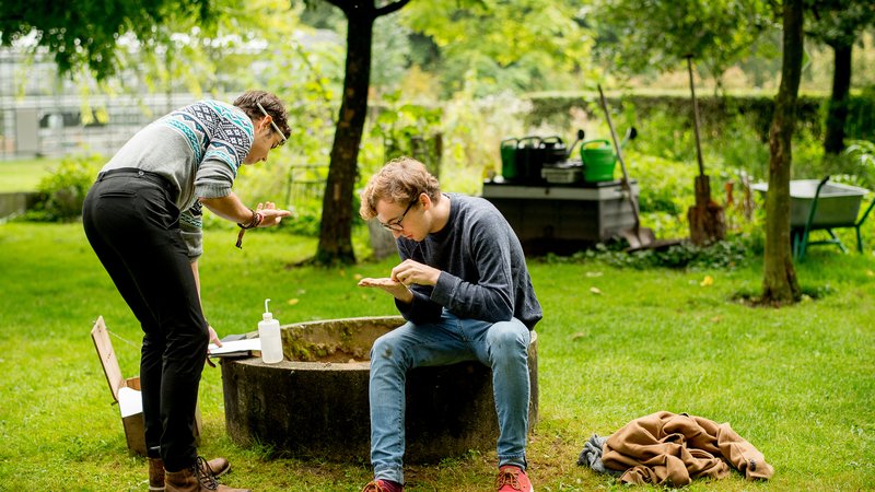 Bos & Natuurbeheer studenten van HVHL voeren onderzoek uit op het landgoed in Velp