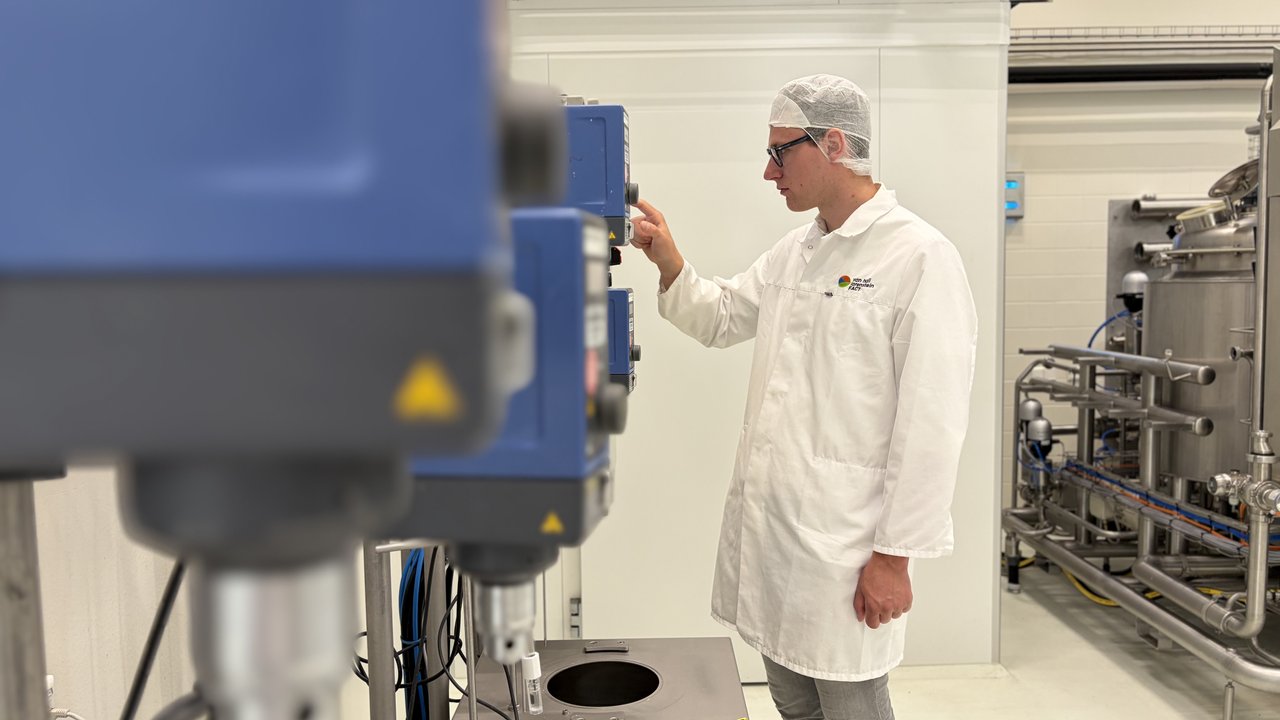 De pilot opstelling in het Food Application Centre for Technology