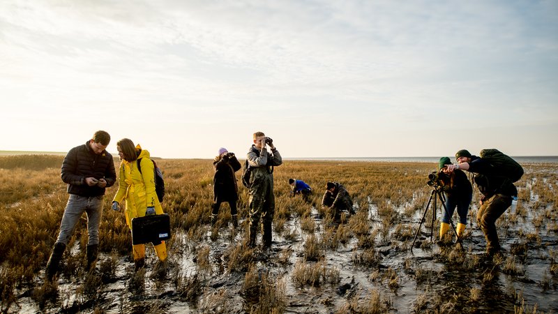 KZM foto studenten in wad