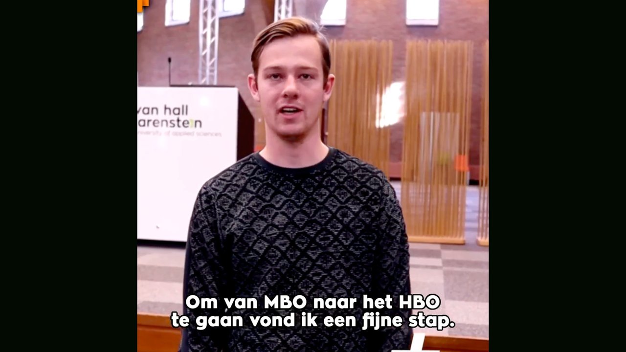Roy vertelt over zijn ervaring bij zijn overstap naar het hbo
