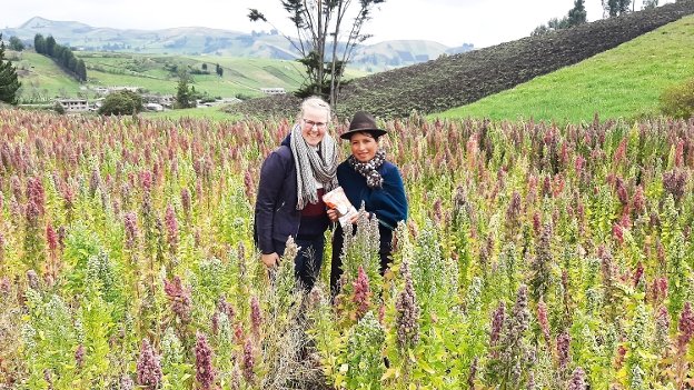 Studente International Development Management aan het werk in buitenland