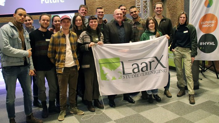 HVHL studenten met ruimtevaarder André Kuipers