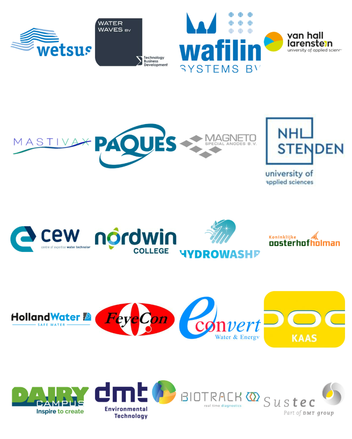 Logo's van organisaties die gebruik maken van het WAC