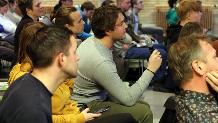 HVHL studenten in debat met lijsttrekkers waterschapsverkiezingen
