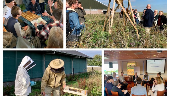 Fotocollage diverse excursies studenten minor 'Feeding our Planet'