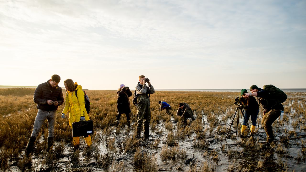 KZM foto studenten in wad