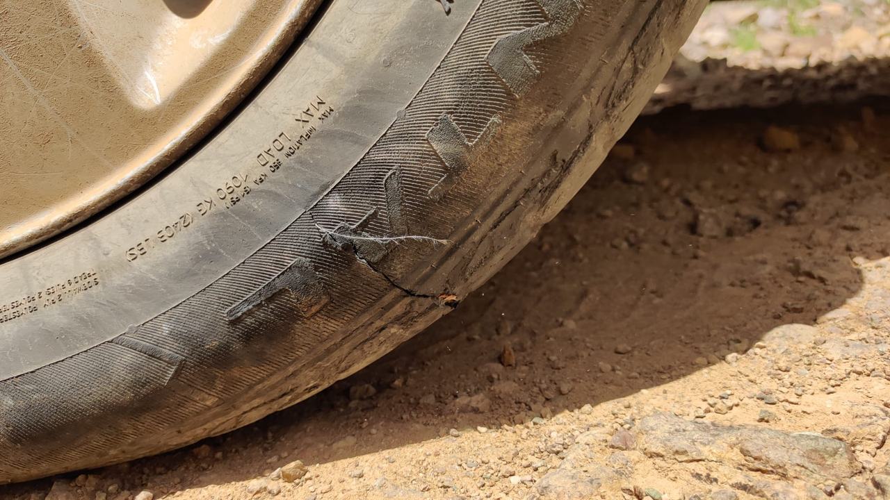 flat tire