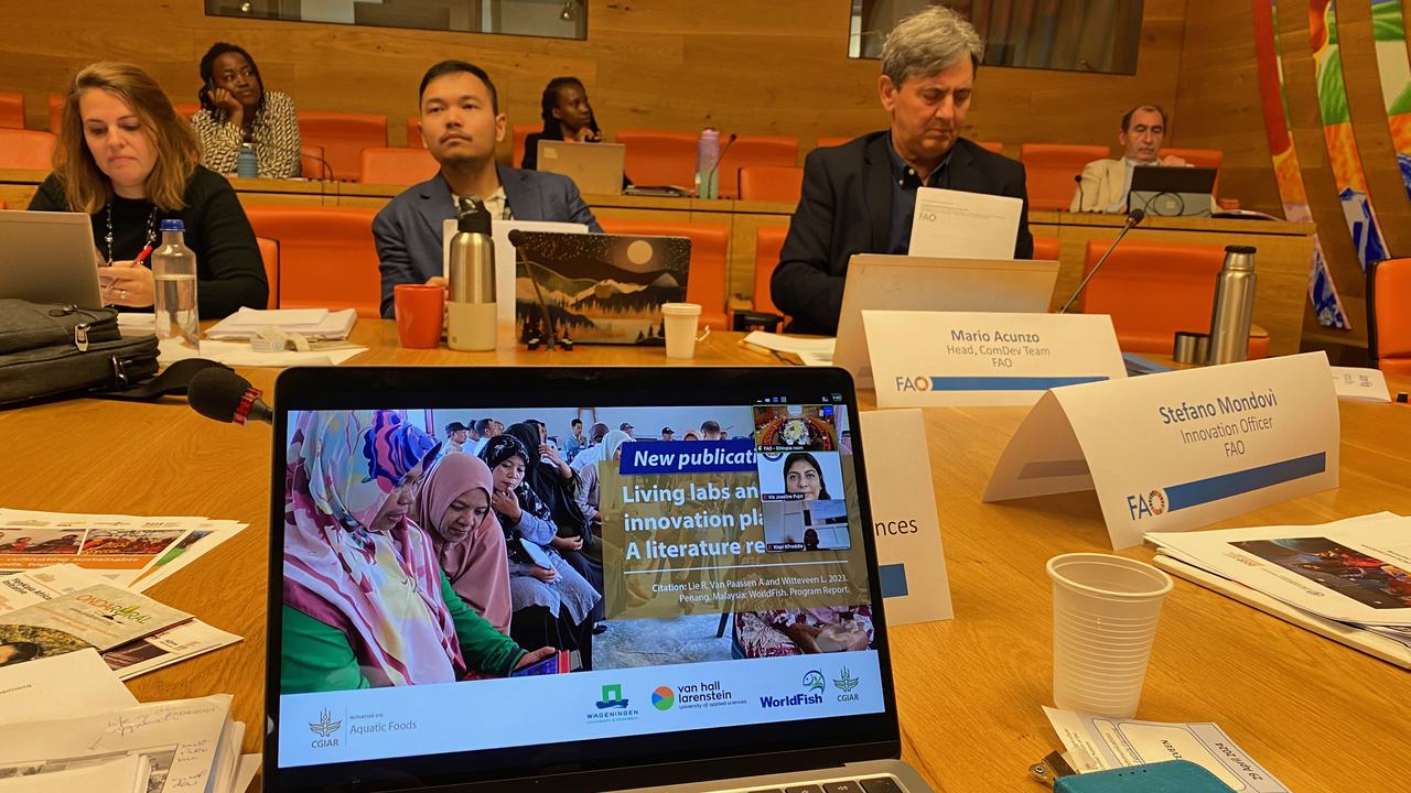 Conferentiezaal met deelnemers FAO seminar 2024