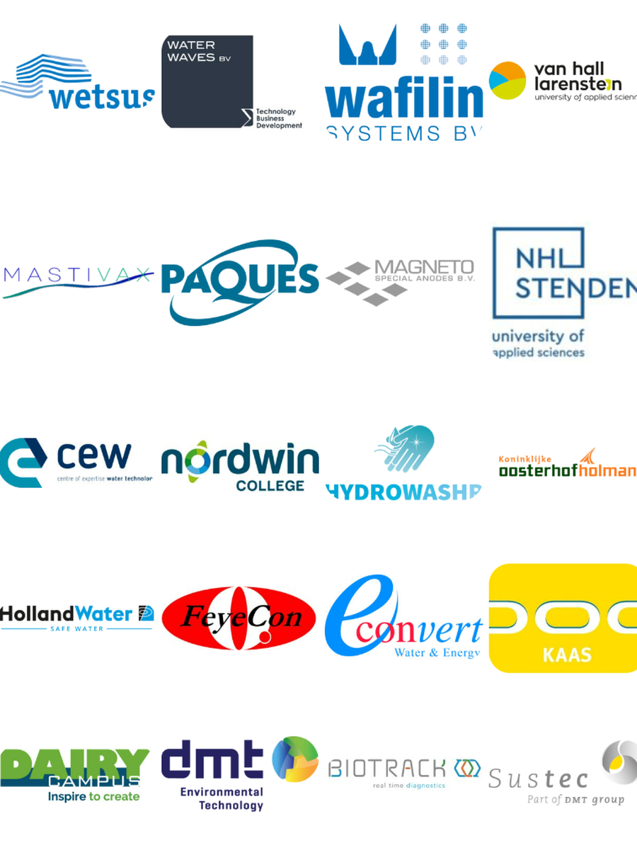 Logo's van organisaties die gebruik maken van het WAC