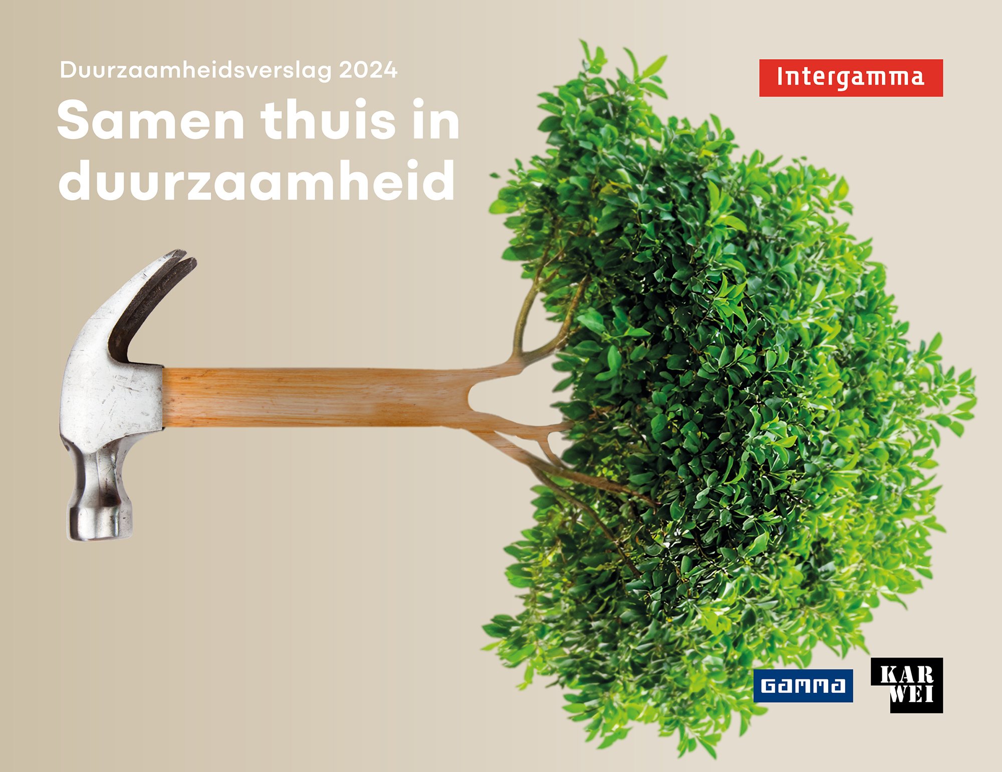 Intergamma 2025 duurzaamheidsverslag cover