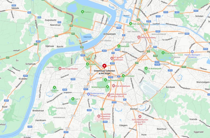 Locatie hoofdkantoor GAMMA België