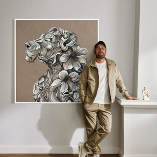 Image of Live-Painted during the F1 Dutch Grand Prix, artwork by Marcel van Luit – Fortune Series