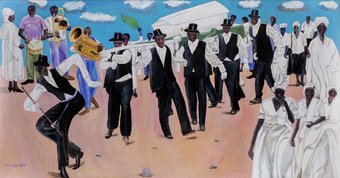 Frank Creton, Funeral procession, 2025. Collectie Museum Catharijneconvent. Foto Ruben de Heer