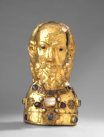 Pauluskopreliekhouder, circa 1060, collectie Domschat Sint-Paulusdom Münster. Foto Stephan Kube Greven