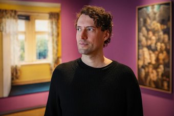 Eloi Youssef in de tentoontelling Zin in.. Foto Mike Bink