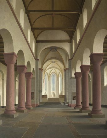 De Pieterskerk in Utrecht, Henk Helmantel, 2014. Collectie Museum Helmantel - Art Revisited