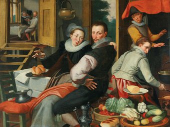 Pieter Pieterz, gezelschap in een herberg, 1580. The Phoebus Foundation