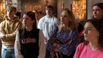 VO leerlingen met de klas op bezoek in Museum Catharijneconvent - foto: Femke Lockefeer