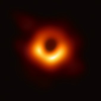 Eerste foto van een zwart gat, Event Horizon Telescope.