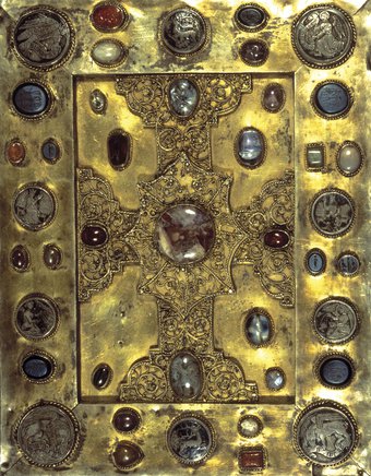 Ansfriduscodex, boekband, St Gallen, ca. 950-1000, collectie Museum Catharijneconvent