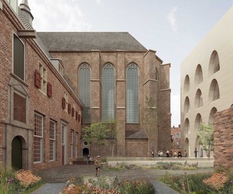 Binnenplein Museum Catharijneconvent, Kaan Architecten