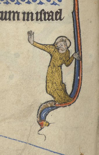 Breviarium (detail), Bute-Meester, omgeving Kamerijk, ca. 1270-1280. KB, Den Haag, foto Beeldstudio KB