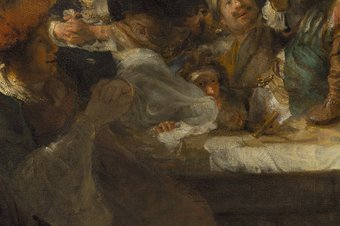 De opwekking van Lazarus (detail)
Carel Fabritius, ca. 1643 
Warschau, Muzeum Narodowe w Warszawie