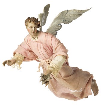 mooiste kerststal: engel