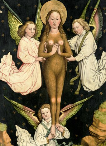 Maria magdalena als wildevrouw Aken Suermondt Ludwig Museum.