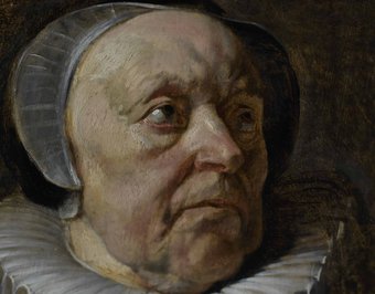 Peter Paul Rubens, portret van Anna Anthonis (detail), ca 1615. Antwerpen, The Phoebus Foundation.
