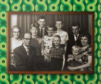 Gereformeerde familie, 1961, foto privécollectie