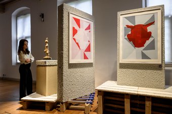 Zaaloverzicht tentoonstelling Christendom en slavernij. Foto Mike Bink.