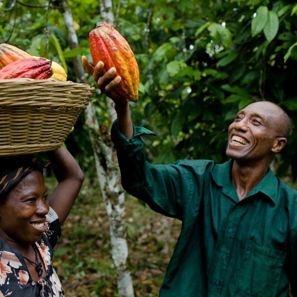 cocoa man and woman