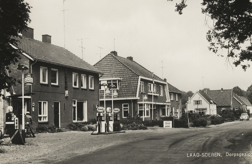 Benzinepomp Slijkhuis, Harderwijkerweg - plm. 1970